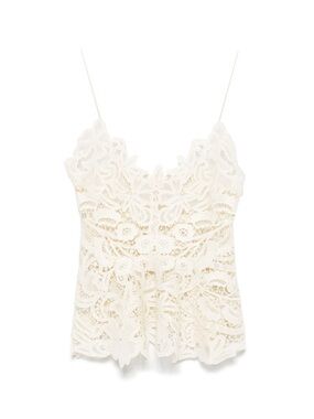Ulla Johnson Lotta White lace Top NWT